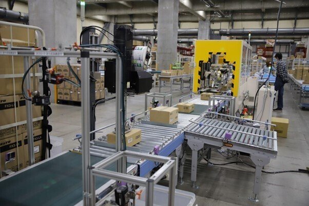 自動封函機とオートラベラー