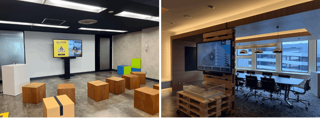 『TRC LODGE』のショールーム